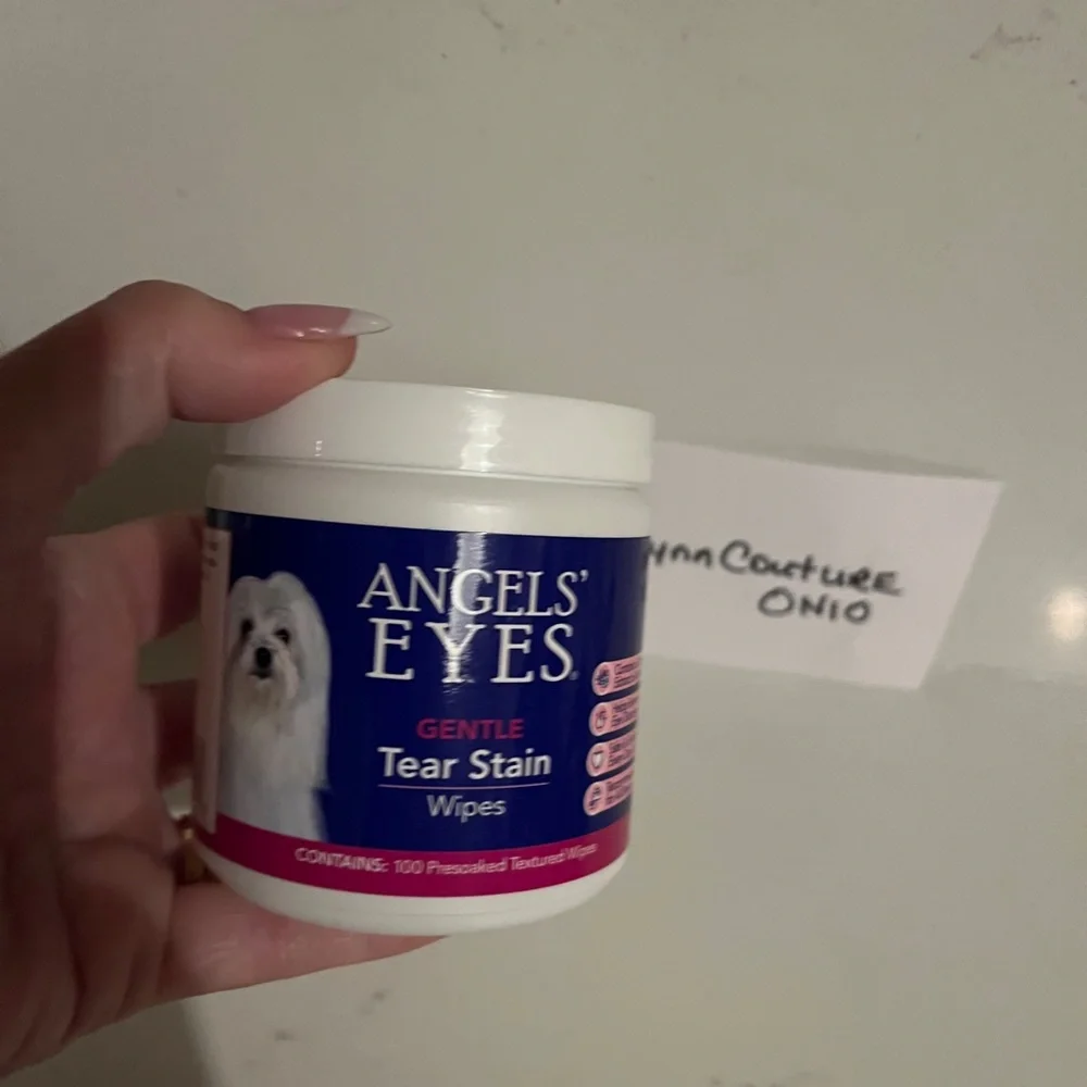 Angel eyes pet tear stain wipes 100 dog wipes